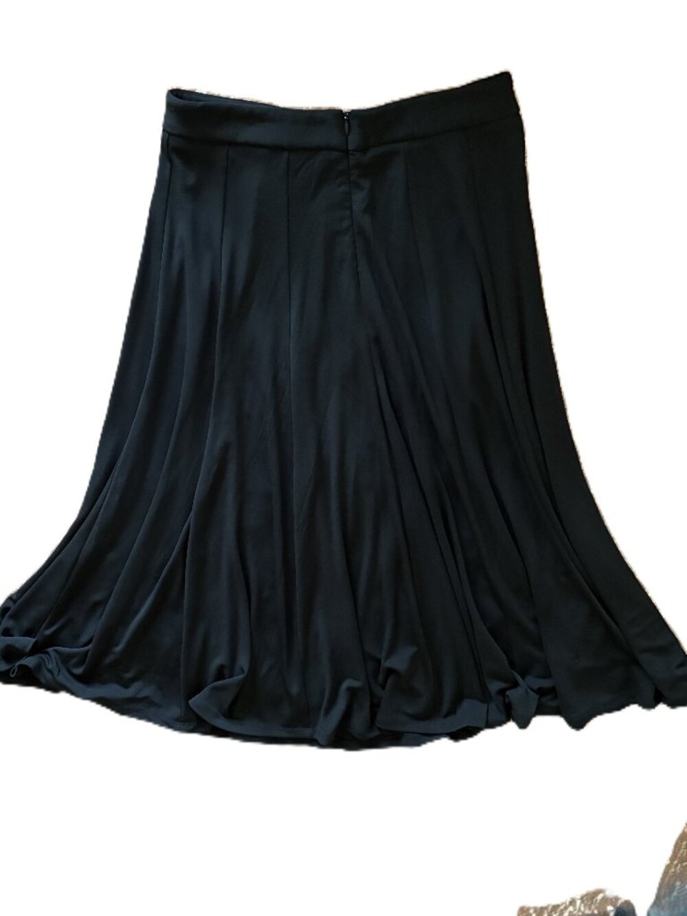 Premise Black Flowing A-Line Maxi Skirt Size Medium